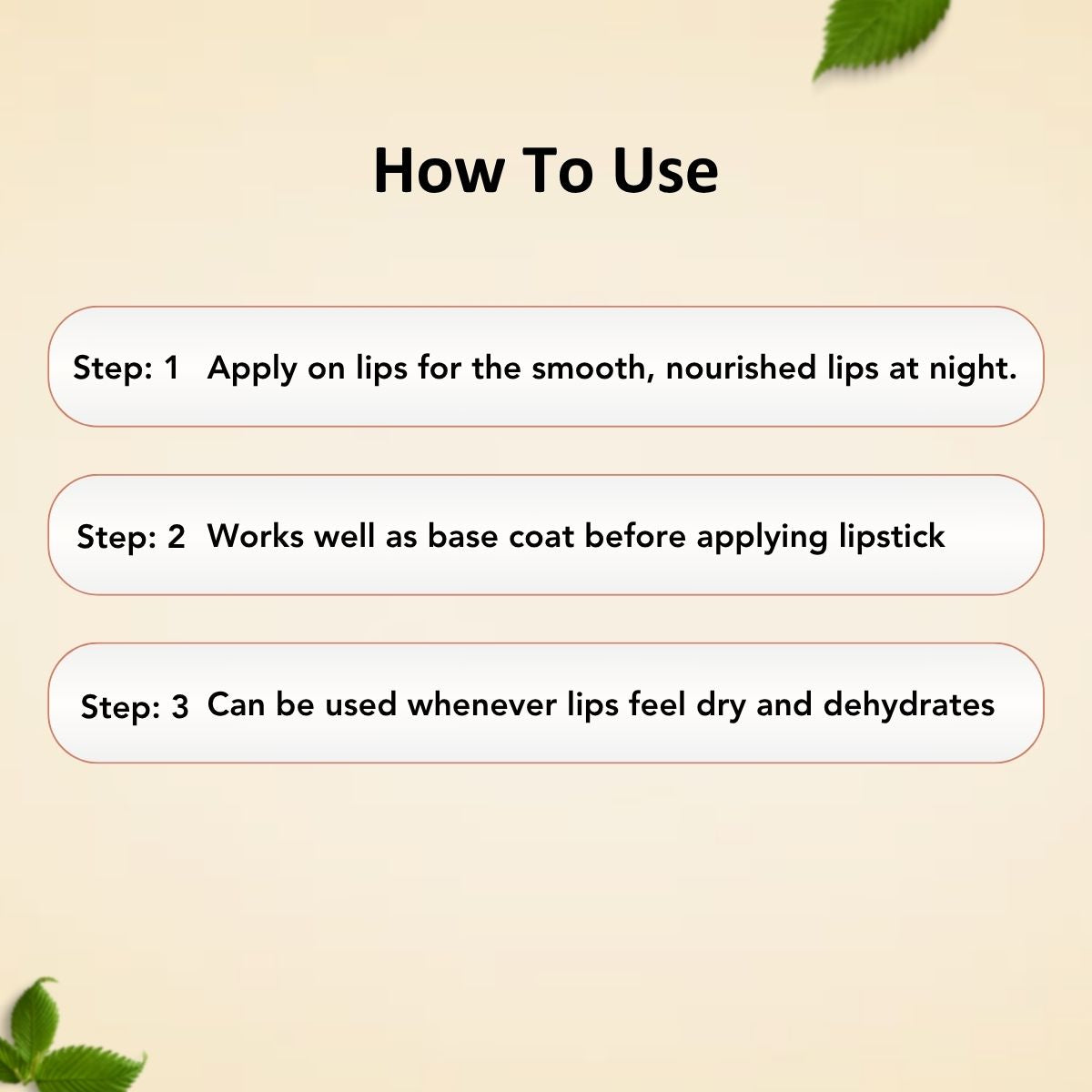 NUDE Lip Balm - Triple Nourishing Treatment for Soft, Smooth Lips