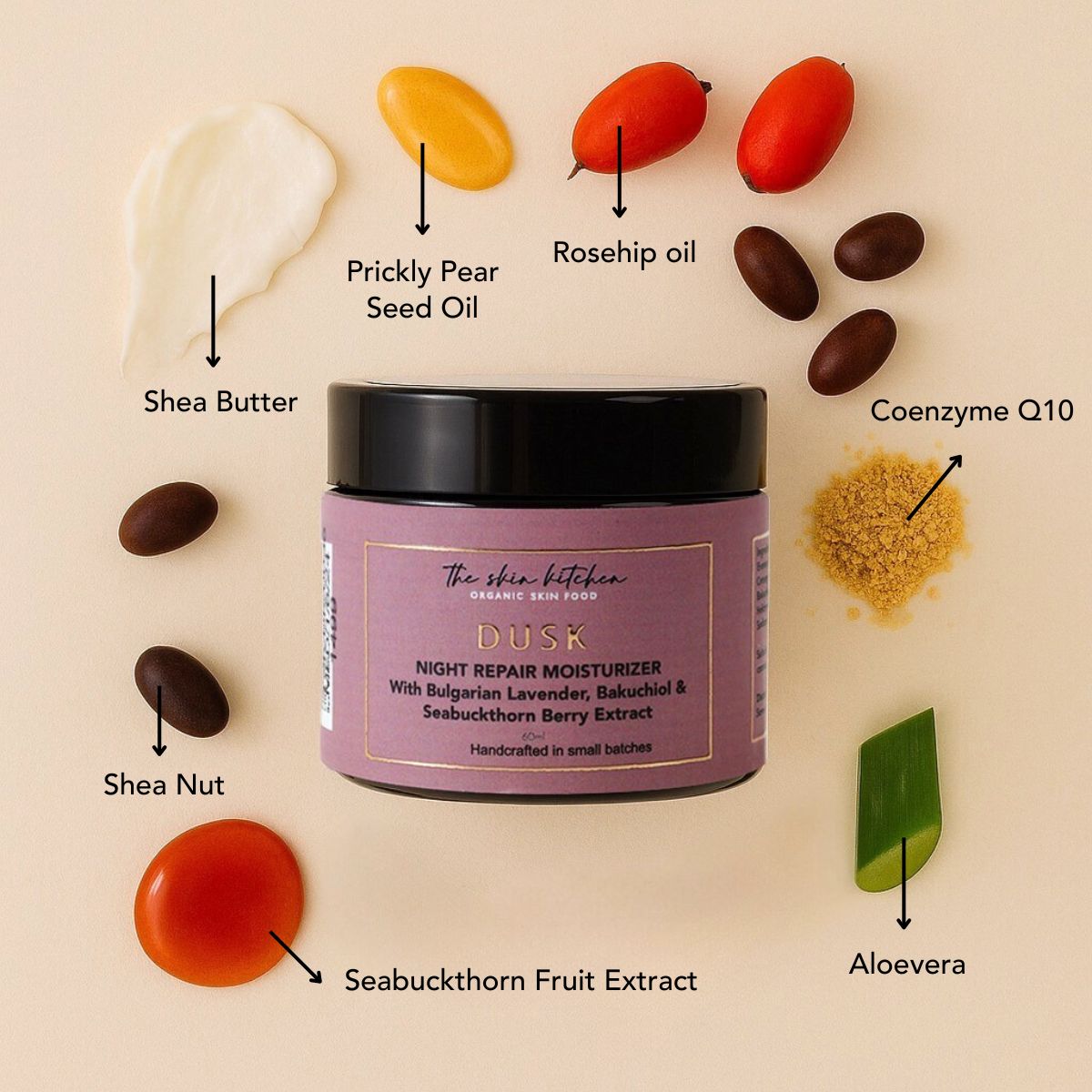 DUSK Moisturizer - Nightly Renewal with Lavender and Bakuchiol